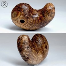 画像5: 屋久杉 泡瘤 (あわこぶ) 勾玉 33mm 【一点もの】 YAKUSUGI AWAKOBU 鹿児島県 屋久島 国産 日本製 瘤 杉 エネルギー パワーズウッド 天然木 (5)