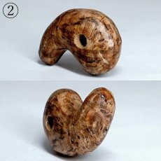 画像5: 屋久杉 泡瘤 (あわこぶ) 勾玉 21mm 【一点もの】 YAKUSUGI AWAKOBU 鹿児島県 屋久島 国産 日本製 瘤 杉 エネルギー パワーズウッド 天然木 (5)