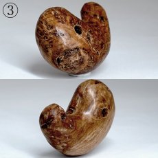 画像7: 屋久杉 泡瘤 (あわこぶ) 勾玉 33mm 【一点もの】 YAKUSUGI AWAKOBU 鹿児島県 屋久島 国産 日本製 瘤 杉 エネルギー パワーズウッド 天然木 (7)