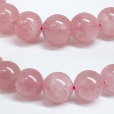 画像2: ディープローズクォーツ ブレスレット 約9mm マダガスカル産 【一点もの】 Deep Rose Quartz ローズクォーツ クォーツ 水晶 10月誕生石 紅水晶 紅石英 お守り 内包物 鉱物 天然石 パワーストーン カラーストーン (2)