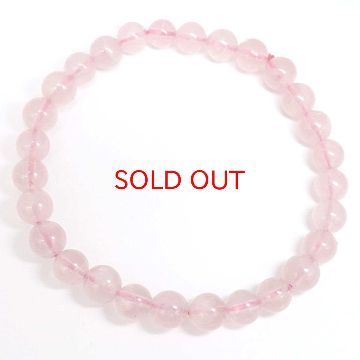画像3: ディープローズクォーツ ブレスレット 約6mm マダガスカル産 【一点もの】 Deep Rose Quartz ローズクォーツ クォーツ 水晶 10月誕生石 紅水晶 紅石英 お守り 内包物 鉱物 天然石 パワーストーン カラーストーン (3)