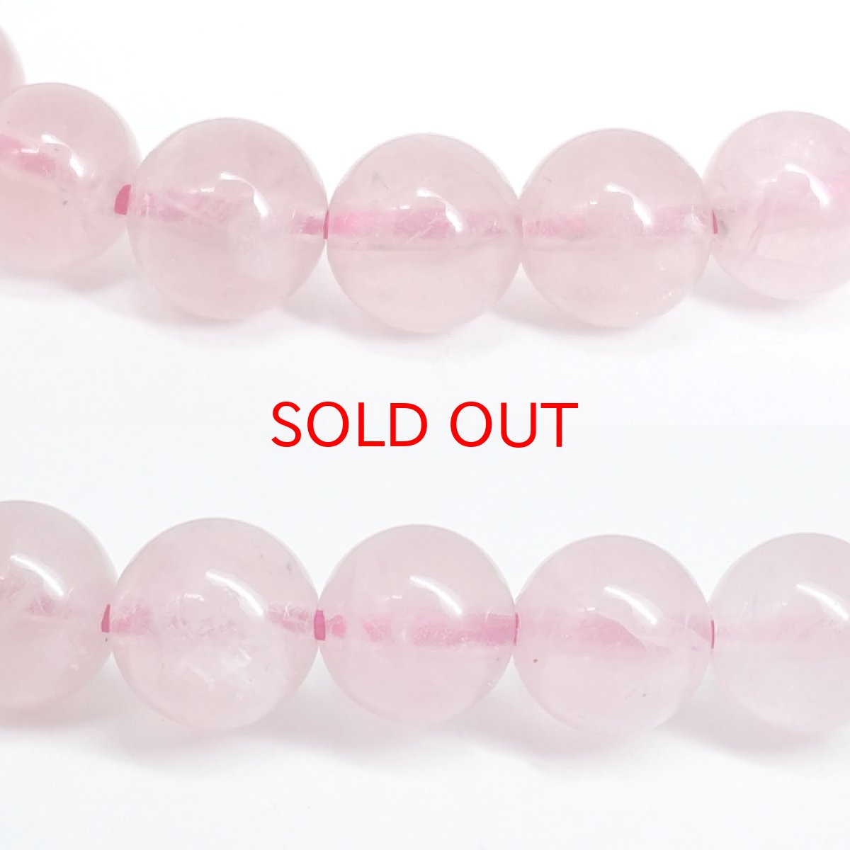 画像2: ディープローズクォーツ ブレスレット 約6mm マダガスカル産 【一点もの】 Deep Rose Quartz ローズクォーツ クォーツ 水晶 10月誕生石 紅水晶 紅石英 お守り 内包物 鉱物 天然石 パワーストーン カラーストーン (2)
