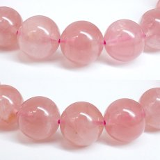 画像2: ディープローズクォーツ ブレスレット 約10mm マダガスカル産 【一点もの】 Deep Rose Quartz ローズクォーツ クォーツ 水晶 10月誕生石 紅水晶 紅石英 お守り 内包物 鉱物 天然石 パワーストーン カラーストーン (2)