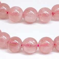 画像2: ディープローズクォーツ ブレスレット 約8mm マダガスカル産 【一点もの】 Deep Rose Quartz ローズクォーツ クォーツ 水晶 10月誕生石 紅水晶 紅石英 お守り 内包物 鉱物 天然石 パワーストーン カラーストーン (2)
