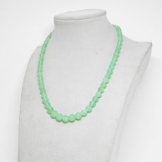 画像3: クリソプレーズ ネックレス オーストラリア産 【一点もの】Chrysoprase バネ式 5月誕生石 カルセドニー 玉髄 天然石 パワーストーン カラーストーン (3)