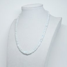 画像4: ムーンストーン ネックレス スリランカ産【一点もの】Moonstone ネジ式 6月誕生石 SILVER シルバー ソロバンカット 月長石 フェルドスパー 正長石 シラー効果 愛を伝える石 鉱物 天然石 パワーストーン カラーストーン (4)