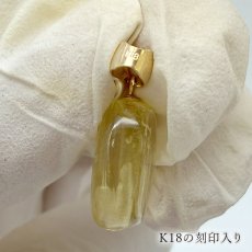 画像6: ヘリオドール ペンダントトップ K18 ブラジル産 Heliodor 【一点もの】 日本製 自社製 アクセサリー ベリル 金運 ヒーリング エネルギー お守り 浄化 ヒーリング 天然石 パワーストーン カラーストーン (6)