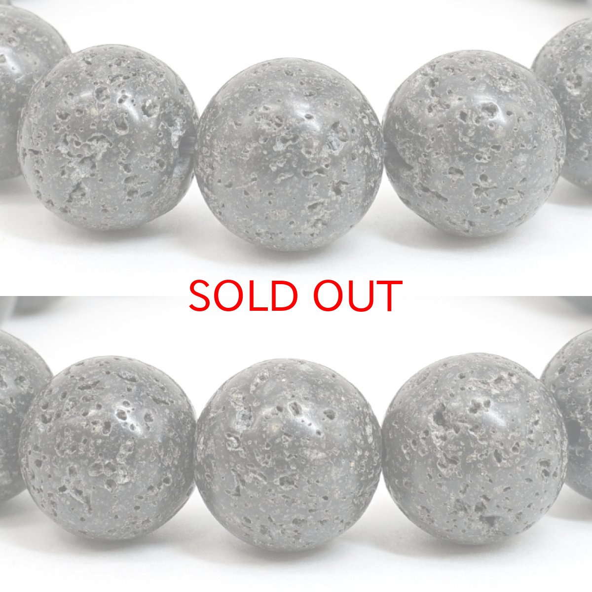 画像2: 【SALE 20%OFF】 霊峰 富士溶岩 水研磨 12mm ブレスレット 静岡県産 日本銘石 富士山 遠赤外線 鉱物 パワーストーン 天然石 (2)