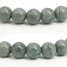 画像2: 神居古潭 Sランク ブレスレット 8mm シルバーグリーン 北海道産 Kamui kotan カムイコタン アイヌ 聖地 希少 緑 日本銘石 お守り 浄化 鉱物 天然石 パワーストーン (2)