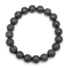 画像3: 【SALE20%OFF】 霊峰 富士溶岩 水研磨 10mm ブレスレット 静岡県産 日本銘石 富士山 遠赤外線 鉱物 パワーストーン 天然石 (3)