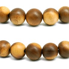 画像2: 棗 バイカラー 10mm ブレスレット 日本産 Jujube なつめ ナツメ 縁起 富 儀式 コレクション パワーズウッド ブレス 天然木 癒し 日本銘木 銘木 木目 温もり 癒し アクセサリー ウッドアクセサリー (2)