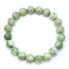 画像3: 日高翡翠 10mm ブレスレット Aランク 北海道産 日高町 HIDAKA Jade クロム 翡翠 ひすい 日本銘石 正規代理店 日本製 自社製 鉱物 パワーストーン 天然石 (3)