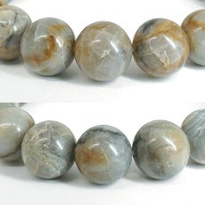 画像2: 岐阜チャート ブレスレット 12mm 岐阜県産 GIFU Chert 日本銘石 お守り 浄化 鉱物 天然石 パワーストーン (2)
