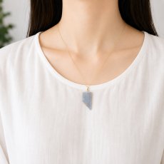 画像6: 糸魚川翡翠 ペンダントトップ ラベンダー 新潟県産 【一点もの】 Itoigawa Jade ステンレス 翡翠 ひすい 希少 国石 日本銘石 お守り 浄化 天然石 パワーストーン (6)