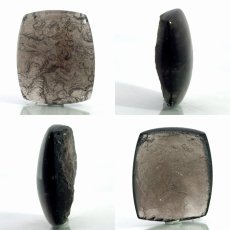 画像2: チンターマニストーン ルース スクエア 16.35ct アメリカ産【一点もの】隕石 テクタイト隕石 超希少石 貴重 裸石 お守り 浄化 ヒーリング 天然石 パワーストーン カラーストーン (2)