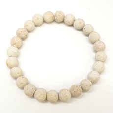 画像3: 粟代鉱山プロトセリサイト ブレスレット 8mm 愛知県産 AWASHIRO Proto-Sericite 絹雲母 東栄町振草 粟代鉱山 凝灰岩 天然石 パワーストーン (3)