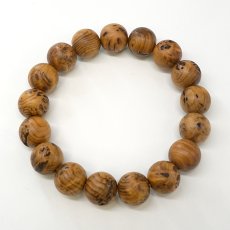 画像3: 屋久杉 泡瘤 (あわこぶ) 12mm ブレスレット 【一点もの】YAKUSUGI AWAKOBU 鹿児島県 屋久島 国産 日本製 瘤 杉 エネルギー パワーズウッド 天然木 (3)