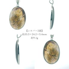 画像4: カコクセナイトインクォーツ ペンダントトップ SV925 Cacoxenite in quartz【一点もの】ブラジル産 浄化 内包物 鉱物 お守り 天然石 パワーストーン (4)
