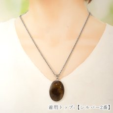 画像5: カコクセナイトインクォーツ ペンダントトップ SV925 Cacoxenite in quartz【一点もの】ブラジル産 浄化 内包物 鉱物 お守り 天然石 パワーストーン (5)