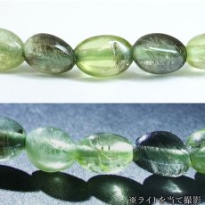 画像2: ルドウィジャイトインペリドット ブレスレット タンブル パキスタン産 【一点もの】 Peridot 8月誕生石 カンラン石 ルチルペリドット ルドウィヒ石 お守り 浄化 ヒーリング 天然石 パワーストーン カラーストーン (2)