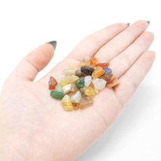 画像3: さざれ 100g MIXアゲート agate アゲート めのう 瑪瑙 詰め合わせ 多彩 カラフル 天然石 パワーストーン カラーストーン (3)