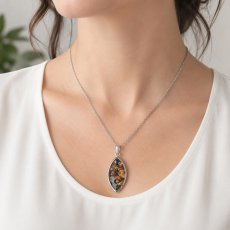 画像3: パラサイト隕石 マーキス ペンダントトップ ST ロシア産 【一点もの】 隕石 Pallasite ステンレス サージカル メテオライト 石鉄隕石 オリビン 橄欖石 宇宙 ヒーリング 天然石 パワーストーン (3)