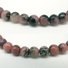 画像2: 愛知ロードナイト 5.5mm Sランク ブレスレット【1点もの】愛知県産 AICHI Rhodonite 恋愛運 仕事運 お守り 浄化 日本銘石 天然石 パワーストーン (2)