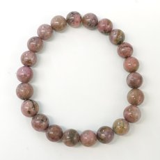 画像3: 愛知ロードナイト 9mm Aランク ブレスレット 愛知県産 AICHI Rhodonite 恋愛運 仕事運 お守り 浄化 日本銘石 天然石 パワーストーン (3)