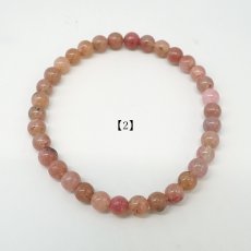 画像5: 愛知ロードナイトシリカ 約5.5mm Sランク ブレスレット AICHI Rhodonite Silica 愛知県産【1点もの】お守り 浄化 日本銘石 天然石 パワーストーン (5)