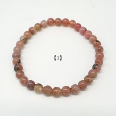画像3: 愛知ロードナイトシリカ 約5.5mm Sランク ブレスレット AICHI Rhodonite Silica 愛知県産【1点もの】お守り 浄化 日本銘石 天然石 パワーストーン (3)