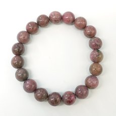 画像3: 愛知ロードナイト 10.5mm AAランク ブレスレット 愛知県産 AICHI Rhodonite 恋愛運 仕事運 お守り 浄化 日本銘石 天然石 パワーストーン (3)