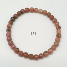 画像3: 愛知ロードナイトシリカ 約5mm Sランク ブレスレット AICHI Rhodonite Silica 愛知県産【1点もの】お守り 浄化 日本銘石 天然石 パワーストーン (3)