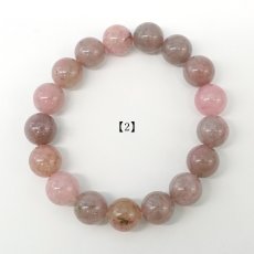 画像5: 愛知ロードナイトシリカ 約12mm Sランク ブレスレット AICHI Rhodonite Silica 愛知県産【1点もの】お守り 浄化 日本銘石 天然石 パワーストーン (5)