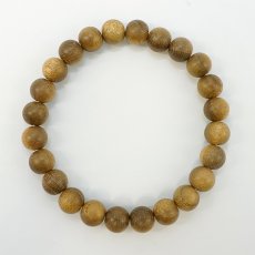 画像3: 島桑(しまぐわ) ブレスレット 8mm 東京都御蔵島【日本銘木】MIKURAJIMA SHIMAGUWA 自社製 日本製 伊豆諸島 黄楊 金桑 天然木 パワーズウッド (3)