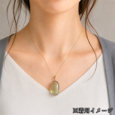 画像4: ダイアスポアキャッツアイ ペンダントトップ トルコ産【一点もの】Diaspore cat's eye 日本製 自社製 ゴールド お守り 天然石 鉱物 パワーストーン カラーストーン (4)