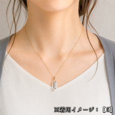 画像7: ペタライト ペンダントトップ カット K18 ブラジル産【一点もの】Petalite 葉長石 ペタル石 日本製 自社製 ゴールド お守り 天然石 鉱物 パワーストーン カラーストーン (7)