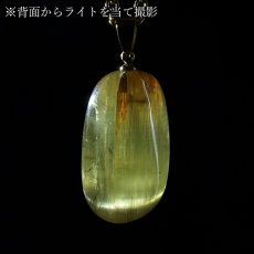 画像3: ダイアスポアキャッツアイ ペンダントトップ トルコ産【一点もの】Diaspore cat's eye 日本製 自社製 ゴールド お守り 天然石 鉱物 パワーストーン カラーストーン (3)