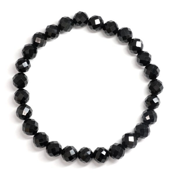 高品質 艶あり 黒 小粒 5月誕生石 希少石 幸福 繁栄 成功 風水 聖なる