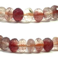 画像2: オレゴンサンストーン 8mm ブレスレット ソロバンカット アメリカ・オレゴン州産 【一点もの】 Oregon Sunstone 太陽石 銅インクルージョン アベンチュレッセンス シラー 長石 天然石 パワーストーン (2)