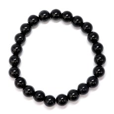 画像3: ミャンマー翡翠 8mm ブラック ブレスレット 黒翡翠 ミャンマー産 翡翠 Myanmar Jade ブラックジェダイト 本翡翠 ひすい お守り 浄化 天然石 パワーストーン (3)