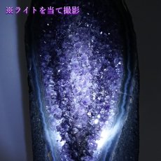 画像4: ウルグアイアメジスト 原石 966g ウルグアイ産【一点物】Amethyst 2月誕生石 鉱物 紫水晶 風水 ヒーリング 浄化 天然石 パワーストーン (4)
