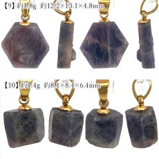 画像6: サファイア 原石 ペンダントトップ インド産 【一点もの】 Sapphire 日本製 自社製 9月誕生石 天然石 鉱物 ステンレス お守り 浄化 パワーストーン カラーストーン (6)