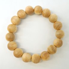 画像3: 綿津見神桧(わたつみのかみ ひのき) ブレスレット 12mm 長崎県【日本銘木】47都道府県 WATATSUMINOKAMI Japanese Cypress 自社製 日本製 天然木 パワーズウッド (3)