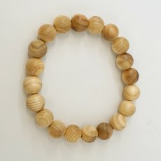 画像3: 南河内杉(みなみかわちすぎ) ブレスレット 10mm 大阪府 【日本銘木】47都道府県 MINAMIKAWACHI Japanese Cedar 自社製 日本製 天然木 パワーズウッド (3)