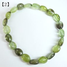 画像5:  ルドウィジャイトインペリドット ブレスレット タンブル パキスタン産 【一点もの】 Peridot 8月誕生石 カンラン石 ルチルペリドット ルドウィヒ石 お守り 浄化 ヒーリング 天然石 パワーストーン カラーストーン (5)