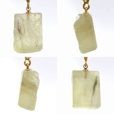 画像2: リビアングラス 原石 ペンダントトップ リビア砂漠産 【一点もの】 Libyan Glass 日本製 ステンレス ゴールド 隕石 天然ガラス テクタイト 希少 レア お守り 浄化 アクセサリー ヒーリング 天然石 パワーストーン カラーストーン (2)