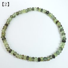 画像5: ルドウィジャイトインペリドット ブレスレット ソロバンカット パキスタン産 【一点もの】 Peridot 8月誕生石 カンラン石 ルチルペリドット ルドウィヒ石 お守り 浄化 ヒーリング 天然石 パワーストーン カラーストーン  (5)