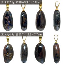 画像7: ボルダーオパール ペンダントトップ オーストラリア産 【一点物】 ステンレス製 Boulder Opal オパール 蛋白石 10月誕生石 日本製 自社製 母岩付き 天然オパール 個性派 天然石 パワーストーン (7)