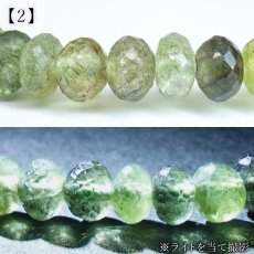 画像4: ルドウィジャイトインペリドット ブレスレット ソロバンカット パキスタン産 【一点もの】 Peridot 8月誕生石 カンラン石 ルチルペリドット ルドウィヒ石 お守り 浄化 ヒーリング 天然石 パワーストーン カラーストーン  (4)