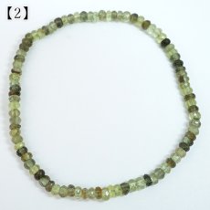 画像5: ルドウィジャイトインペリドット ブレスレット ソロバンカット パキスタン産 【一点もの】 Peridot 8月誕生石 カンラン石 ルチルペリドット ルドウィヒ石 お守り 浄化 ヒーリング 天然石 パワーストーン カラーストーン  (5)